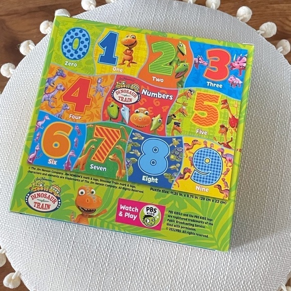 Jim Hanson’s Dinosaur Train Dinosaur Numbers Jigsaw Puzzle 24 pieces - Picture 2 of 2